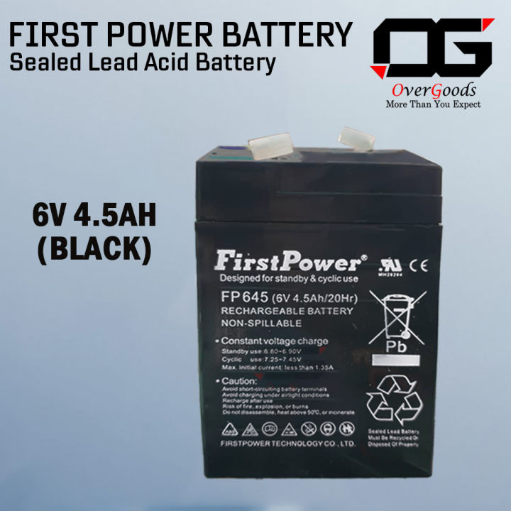 ( NO supply to SABAH & SARAWAK ) FP 645 First Power 6v 4.5ah ...