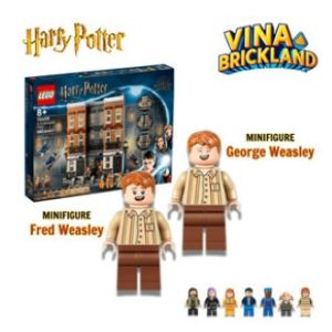 LEGO Harry Potter – Minifigure Fred Weasley – hp342/ George Weasley – hp343 (Từ set 76408-1 12 Grimmauld Place)