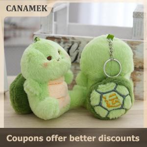 【 CANAMEK 】 Creative Cute Turtle Toy Keychain Cartoon Novelty Turtle Pendant Keyrings Exquisite Backpack Decoration Accessories Gifts