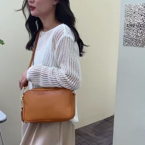 Small Shoulder Bag PU Leather Messenger Bag with Adjustable strap Casual Fashion Tassel Crossbody Bag for Women Girls