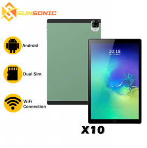 SUNSONIC Tablet 11Inch 8GB 128GB Android Dual Sim High Resolution Student Learning Online Tablet with Type- C Input