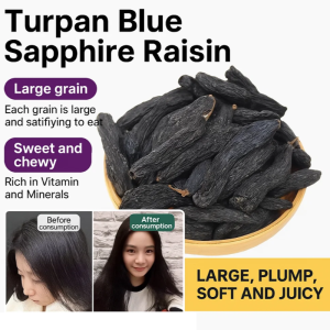 Turpan Sapphire Raisins Seedless Dried Grapes Dried Fruit Snacks No Nucleus No Sand Collection Gift Value Dried Grapes High-end Unique Large Size Blue Sapphire Grape Dry Fruits葡萄干