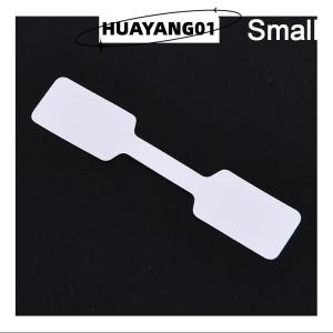 HUAYANG01 [2023 new HOT FASHION] 100PCS Giá Trắng nhãn thẻ với treo chuỗi Đồ trang sức văn phòng phẩm giày vải