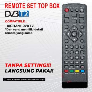 Remot remote STB Dvb T2 Lubby Matrix Advance Hinomaru Vision Paragon Evercross Sanex E-701 Noise Diamond Dvb T2
