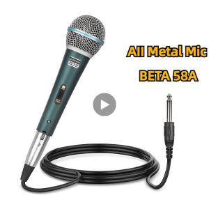 Micrô động chuyên nghiệp có dây Mic cho PC Hệ thống máy hát karaoke Phòng âm thanh Phòng chơi game Người chơi game Âm thanh Hát Bộ dụng cụ phát trực tiếp2026