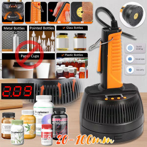 800-1200w Mesin induksi pemanas segel botol Mesin Induksi Botol Foil Obat alat segel tutup Alumunium Foil Induction Sealer 20-100mm  Sealer Mesin Induksi Segel Plastik dan Kaca Botol Foil Elektrik Induksi Induction Sealer Handheld Elektrik Capper Mesin