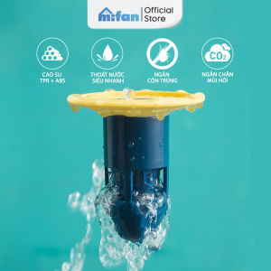 Bộ Nắp Ga Thoát Sàn Ngăn Mùi Hôi Cống Cao Cấp MIFAN Model 2021 - Phễu thoát sàn chống hôi Chặn côn trùng lỗ thoát nước - Mẫu Mới 2021