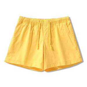 PRINCESS SARA Shorts For Woman Plain Cotton Sweatshorts Drawsting Short Women Fashion Bottoms 63342