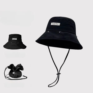 ร้านค้าไทย🔥หมวกบักเก็ต 2IN1 มินิกระเป๋ากันยูวี เป็นหมวกบักเก็ตมีเชือก กลายเป็นประเป๋าสะพายได้พับได้ แฟชั่นผู้หญิง มี6สี