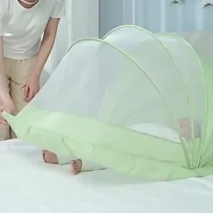 Kelambu Baby Mosquito Net Adjustable Bed Net Kelambu Nyamuk Lipat Baby Cover Foldable Mosquito