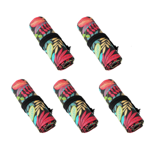 ม้วนดินสอวาดรูปดินสอ12/24/36/48/72หลุมห่อกระเป๋าเครื่องสำอางม้วนกระเป๋าหมุนได้ดินสอม้วนกระเป๋าใส่ดินสอ