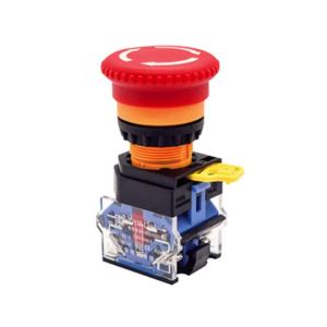 mv1 Aubalasti Emergency Stop Switch 10A Button Switch Open and Close Self-Locking for for Engraving Machine Parts T5Y6B