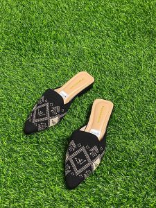 Sepatu Sandal Slip On Wanita Terbaru Rajut Premium Elegan