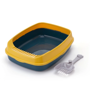 Handheld Big Cat Litter Box Large Bed With Scoop Cats Toilet Kitty Deodorization leakage prevention