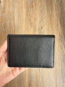 In-stock genuine leather business card holder thickened with multiple card slots and embossed design LOGO Cross-border gift delivery 3304