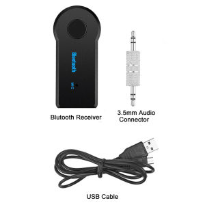 3.5mm Jack Wireless Bluetooth 5.0 Receiver 3.5mm AUX Audio Stereo With Mic Hands-free for Car Home Speaker Headphone