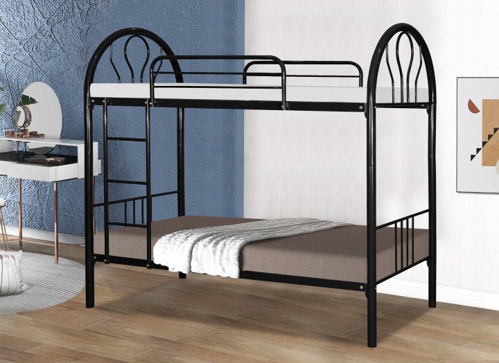 Single Bunk Beds Metal Frame With Sturdy Steel Frame Lazada