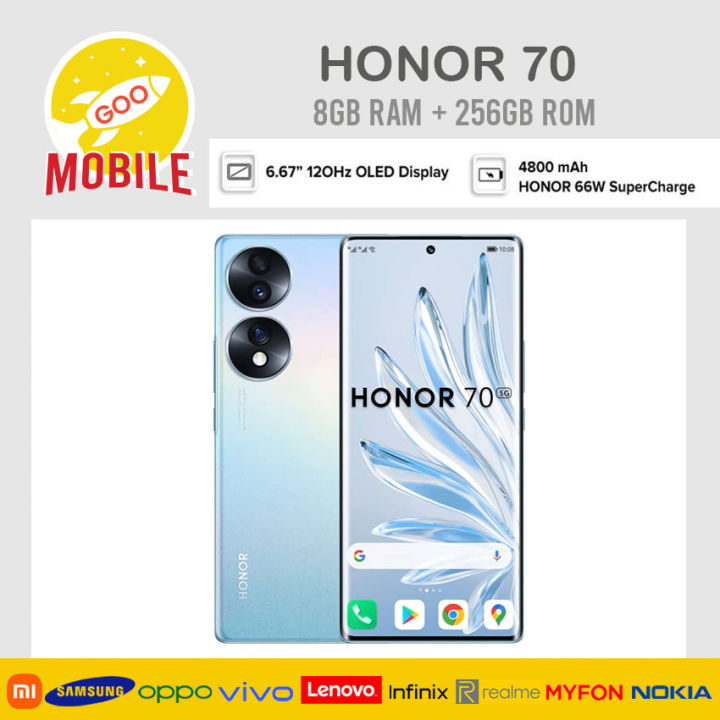 HONOR 70 5G Smartphone (8GB Ram+256GB Rom) IMX800 Super Sensing Vlog ...