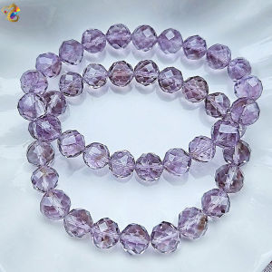Super Premium Grade Brazil Faceted Amethyst Bracelet
