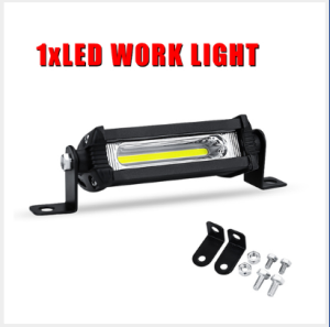 SEAMETAL Super Bright Car Spotlight 12V-24V Ultra-nipis COB Long Light Strip luar Off-road Spotlight Work Light