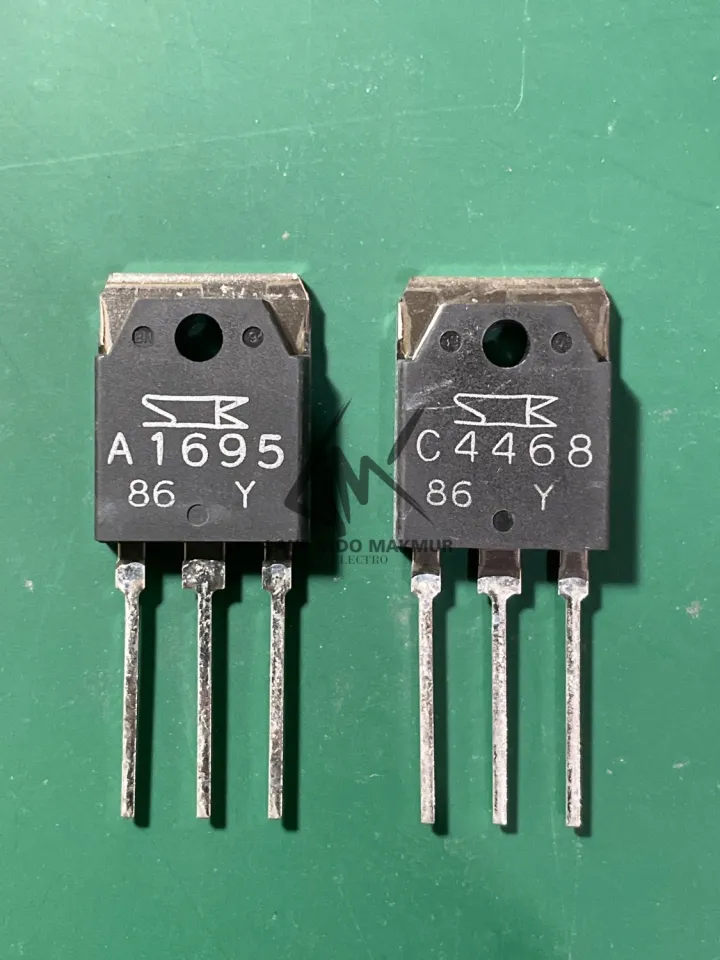 Paire De Transistors Sanken A1695 / C4468 - Occasion, Fonctionnels