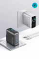 Củ sạc nhanh Anker Zolo 140W 4 cổng 3C1A type C 140W GaN B2697 PD PPS5A QC. 