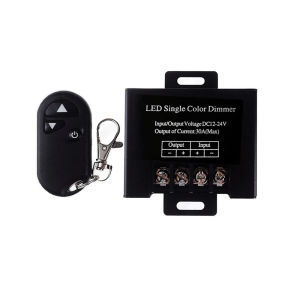 LED Dimmer DC 12V-24V 30A 3Key Wireless RF Remote Controller for SMD 5730 5630 5054 5050 3528 2835 Single Color LED Strip light