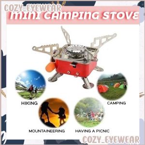 Folding Mini Gas Stove Camping Stove Burner Portable Cooking Card Type Stove Outdoor Picnic Gas Stove