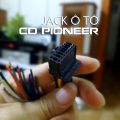 Dây cáp kết nối nguồn và loa cho đầu CD Pioneer trên xe ô tô - 16PIN. 