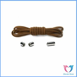 เชือกรองเท้า ไม่ต้องผูก สายยืดหยุ่นได้ดี  Elastic metal shoelace buckle cover