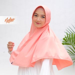 Nafisa Hijab Santai - Hijab Instan Kaos Serut Belakang