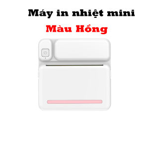 Máy in nhiệt mini cầm tay bluetooth để in sticker - ghi chú - in hình tô màu cho bé