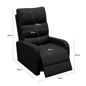 NEST Maisie Pet Friendly Single Recliner Sofa Chair Pre-Assembly