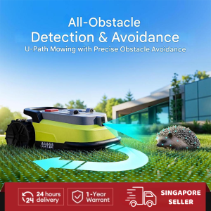 UBHOME M10 Robotic Lawn Mower LoRa Comm Range Covers 138000㎡/Auto-recharges/Achieve pinpoint 1-2 cm accuracy