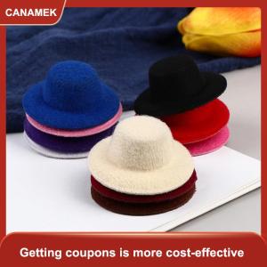 【CANAMEK】 5 chiếc 1:12 búp bê thu nhỏ Mũ búp bê mini phụ kiện nhà búp bê