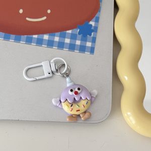 Hands feet simulation cookies cute keychain fun food game pendant cheese biscuit modeling accessories girlfriend gift woman