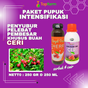 Pupuk Buah Ceri Lebat / Pupuk Pelebat Buah Buahan / Pupuk Tanaman Buah Ceri / Pupuk Booster Buah Ceri / Pupuk Cherry / Pupuk Buah Ceri