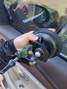 Magnetic Phone Holder Camera Suction Cup Mount w 360 Ballhead Car Holder for Magsafe Phone Gopro Insta360 Camera