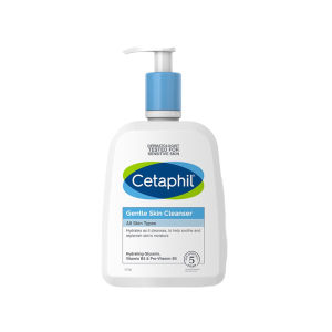 Cetaphil Gentle Skin Cleanser 237/500ml (For Sensitive Skin Non-Drying Facial Wash Paraben Free)