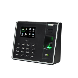 ZKTeco LX17 Fingerprint Time Attendance Machine Biometrics System Bundy Clock Time Recorder Punch Card Machine LX17