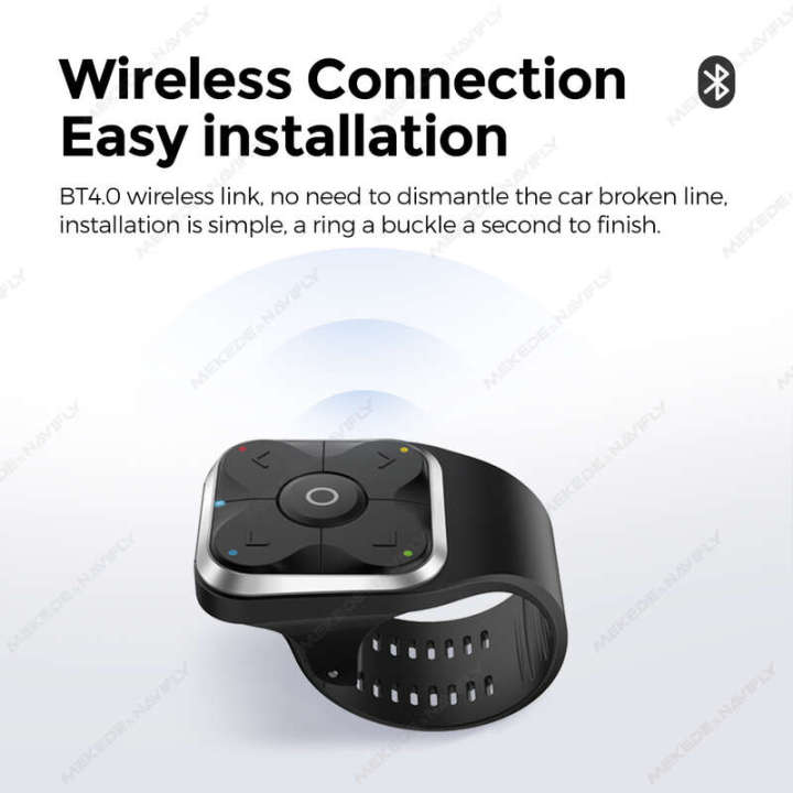 [T-Moto] Wireless Steering Wheel Controller Button for Car Multimedia ...
