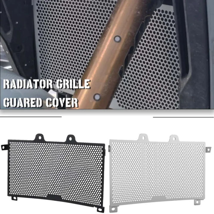 Protection De Radiateur Moto CFMoto 450MT (2024-2026) - Grille Aluminium Noir - Accessoire De Protection