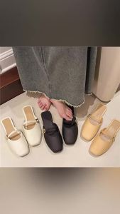 [Free Shipping] New 2026 trendy casual womens slip-on flat sandals versatile for skirts lightweight closed-toe stylish and convenient slip-ons