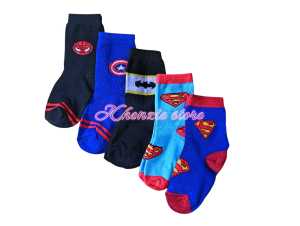KAOS KAKI ANAK LAKI LAKI TK SD KARAKTER SUPERHERO SPIDERMAN / KAUS KAKI ANAK TK COWOK UMUR 4-9 TAHUN