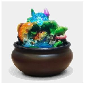 [Nhiều mẫu] Thác nước phong thủy để bàn chiêu tài lộc trang trí nhà cửa