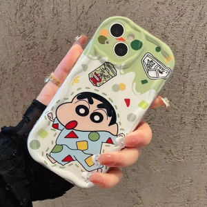 Pajama Crayon Shin-chan Compatible for IPhone 15 Plus 11 14 13 12 15 Pro Max XR X XS Max 15 7Plus 8plus Soft Case