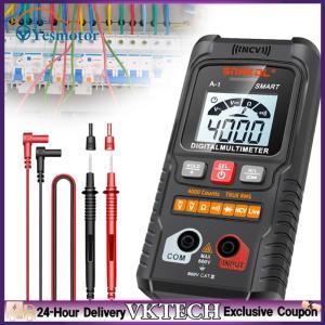 【Local Shipment】 Automatic Digital Multimeter 4000 Counts Smart Digital Multimeter Auto-Ranging Intelligent Multimeter Non-Contact Digital Multi Meter