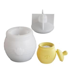 Silicone Decorative Tins Mould Handmade Storage Box Molds Silicone Texture for Crafting Distinctive Holder