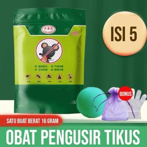 5 PCS Pil Kamper Pengusir Hama Tikus Serangga Ramah Lingkungan