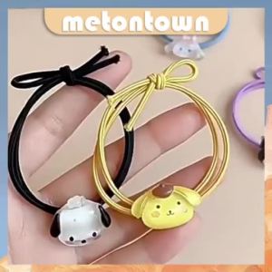 Mtt Ikat Rambut Elastis Karakter Kartun Lucu Karet Gelang Rambut Motif Kuromi Lucu Kunciran